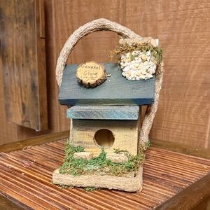 Rustic handmade general store Wooden Birdhouse